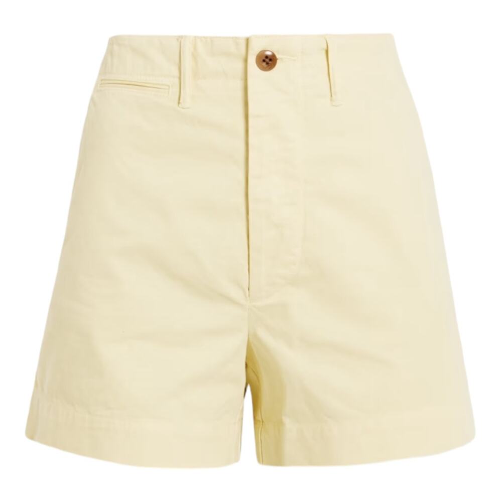 Re/Done Shorts cotton twill yellow size 29